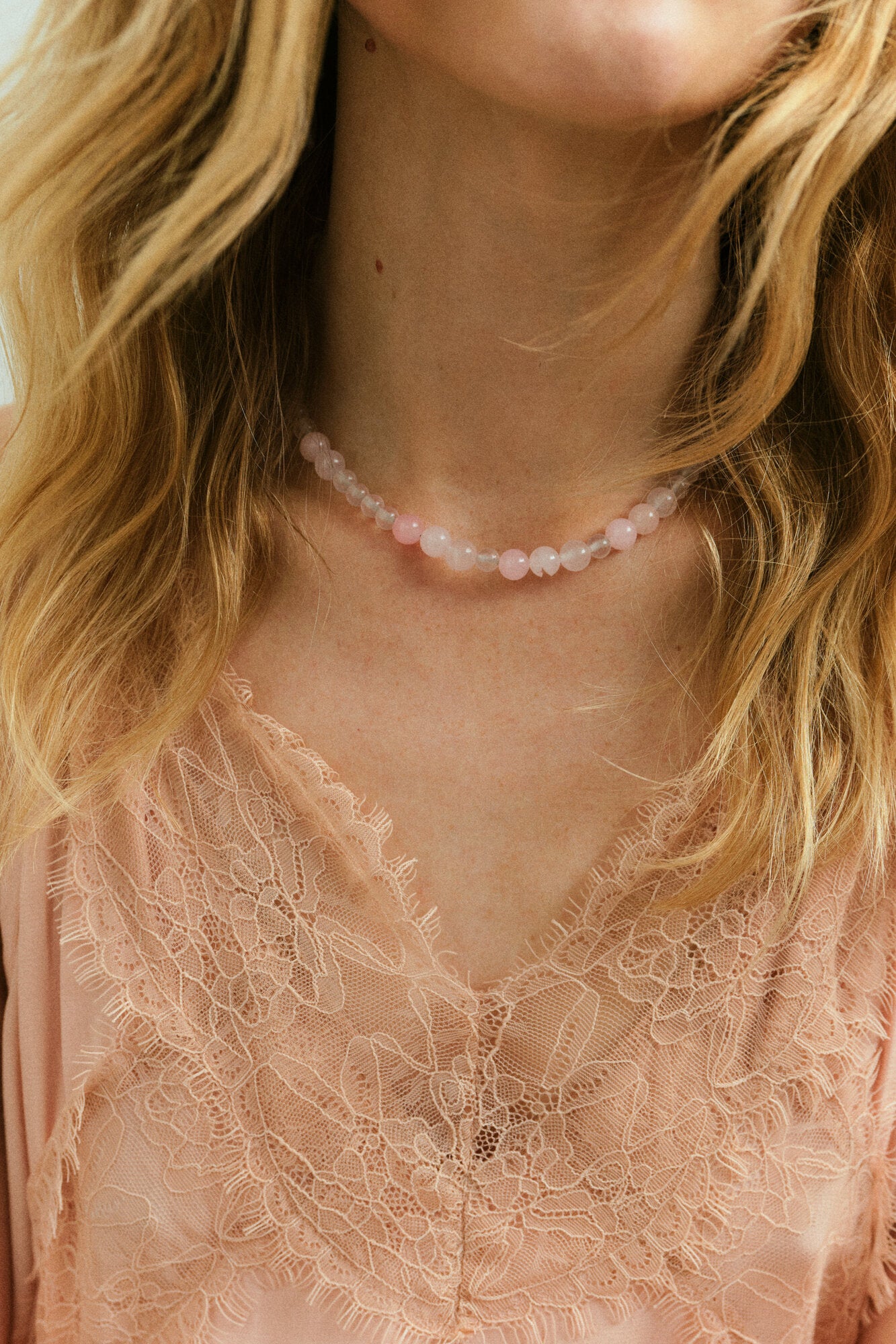 Blush halskæde - forgyldt